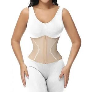 Short Torso Waist Trainer for Women Corset Waist Cincher Shapewear Tummy Control